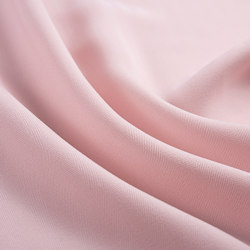 Tissu sergé à chevrons extensible en trame