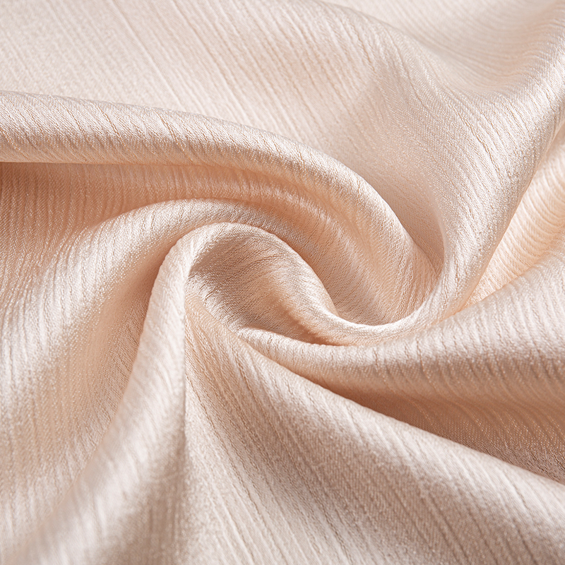 Tissu crêpe double face en acétate d'imitation