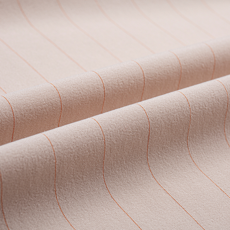 Tissu à rayures verticales en rayonne Lurex