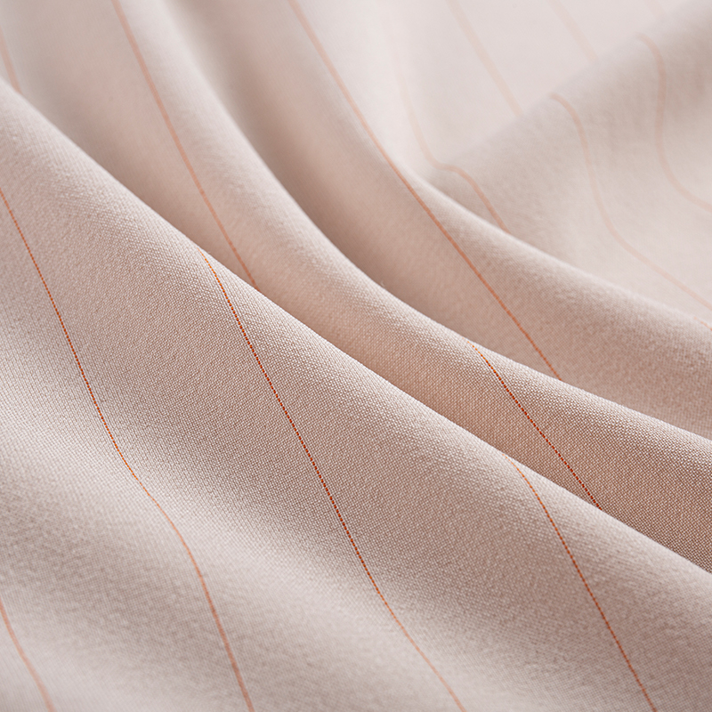 Tissu à rayures verticales en rayonne Lurex