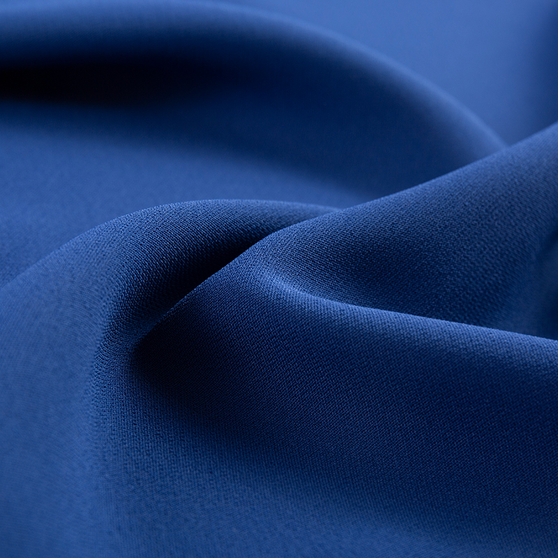 Tissu double couche fin imitation acétate au toucher lin